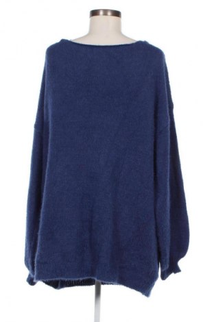 Дамски пуловер SHEIN, Размер 3XL, Цвят Син, Цена 21,75 лв.