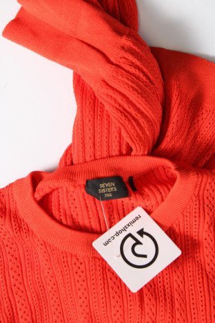Damenpullover Seven Sisters, Größe XXS, Farbe Orange, Preis 12,11 €