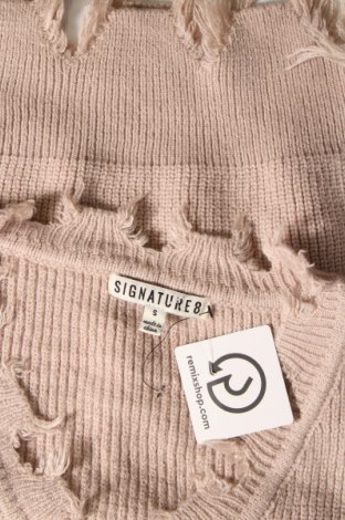 Дамски пуловер Signature 8, Размер S, Цвят Бежов, Цена 22,55 лв.