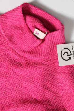 Дамски пуловер So, Размер XL, Цвят Розов, Цена 18,85 лв.