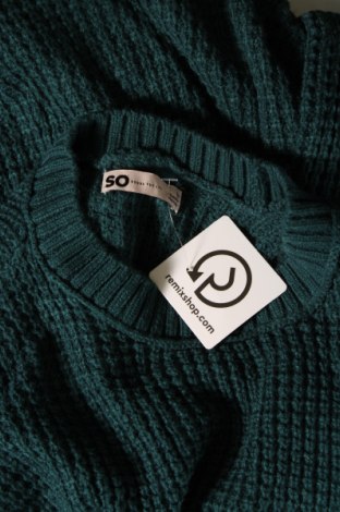 Дамски пуловер So, Размер M, Цвят Зелен, Цена 15,95 лв.