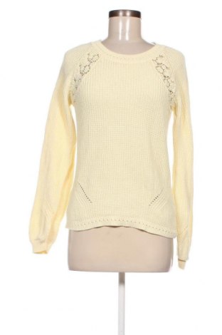 Дамски пуловер Springfield, Размер S, Цвят Жълт, Цена 20,40 лв.