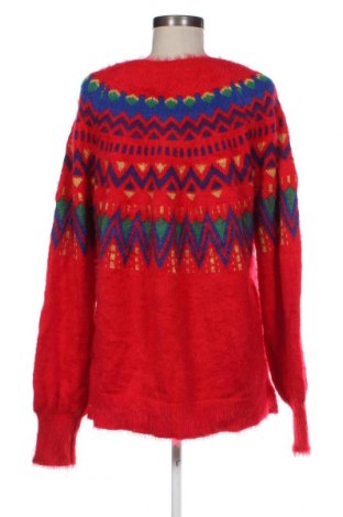 Γυναικείο πουλόβερ Time and tru, Μέγεθος XL, Χρώμα Κόκκινο, Τιμή 11,12 €