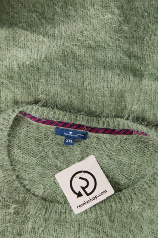 Γυναικείο πουλόβερ Tom Tailor, Μέγεθος XXL, Χρώμα Πράσινο, Τιμή 17,75 €