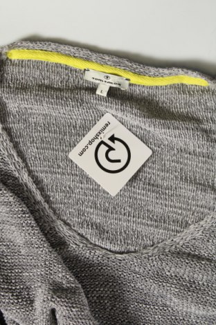 Дамски пуловер Tom Tailor, Размер L, Цвят Сив, Цена 22,55 лв.