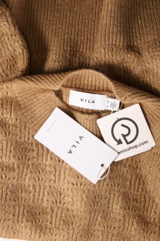 Дамски пуловер VILA, Размер XXL, Цвят Кафяв, Цена 40,30 лв.