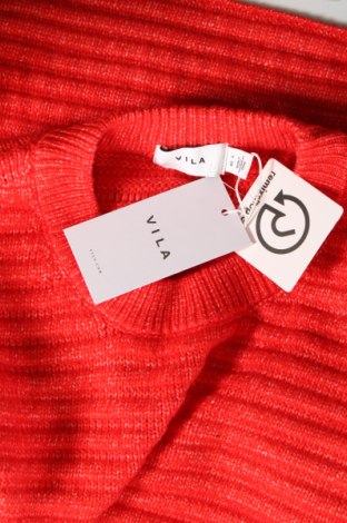 Γυναικείο πουλόβερ VILA, Μέγεθος L, Χρώμα Κόκκινο, Τιμή 19,18 €