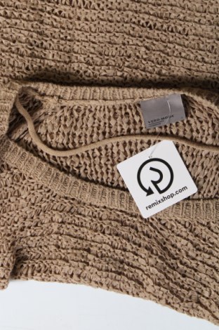 Дамски пуловер Vero Moda, Размер L, Цвят Кафяв, Цена 16,20 лв.