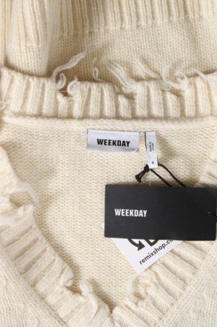 Pulover de femei Weekday, Mărime S, Culoare Ecru, Preț 110,53 Lei