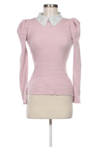 Дамски пуловер Wild Flower, Размер M, Цвят Розов, Цена 14,21 лв.