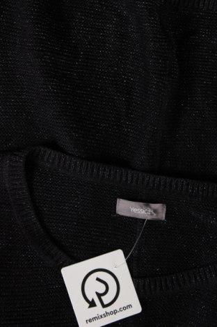 Дамски пуловер Yessica, Размер M, Цвят Черен, Цена 15,95 лв.