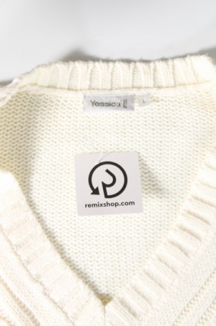 Дамски пуловер Yessica, Размер L, Цвят Екрю, Цена 16,53 лв.