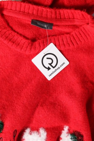 Γυναικείο πουλόβερ Yessica, Μέγεθος XL, Χρώμα Κόκκινο, Τιμή 11,12 €