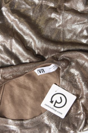 Дамски пуловер Zara, Размер M, Цвят Сив, Цена 16,42 лв.