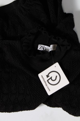 Дамски пуловер Zara, Размер S, Цвят Черен, Цена 14,85 лв.