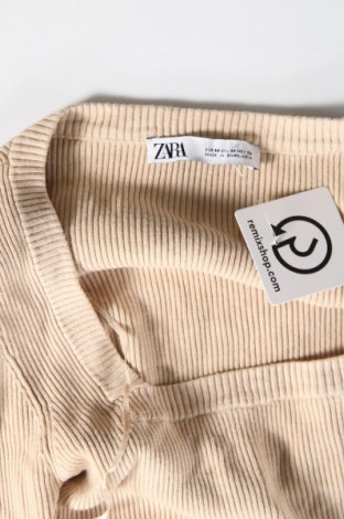 Pulover de femei Zara, Mărime M, Culoare Bej, Preț 48,85 Lei