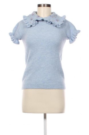 Pulover de femei Zara, Mărime M, Culoare Albastru, Preț 203,95 Lei