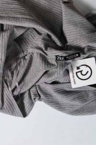 Дамски пуловер Zara, Размер L, Цвят Сив, Цена 9,45 лв.