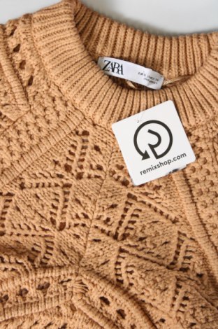 Pulover de femei Zara, Mărime S, Culoare Maro, Preț 88,82 Lei
