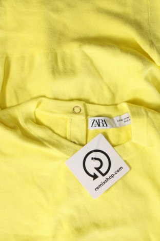 Дамски пуловер Zara, Размер M, Цвят Жълт, Цена 12,15 лв.