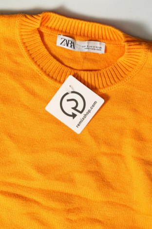 Дамски пуловер Zara, Размер S, Цвят Жълт, Цена 14,04 лв.