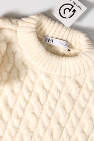 Γυναικείο πουλόβερ Zara, Μέγεθος S, Χρώμα Λευκό, Τιμή 5,85 €