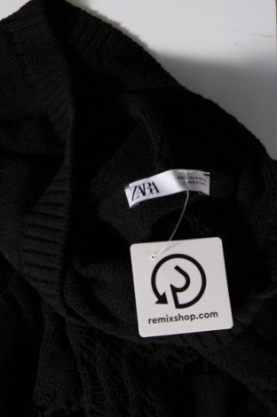 Дамски пуловер Zara, Размер M, Цвят Черен, Цена 34,31 лв.