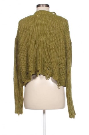 Дамски пуловер Zara, Размер M, Цвят Зелен, Цена 14,85 лв.