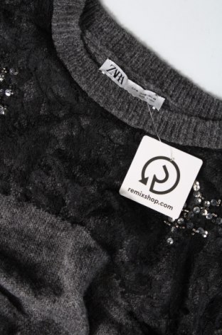 Pulover de femei Zara, Mărime M, Culoare Gri, Preț 46,19 Lei