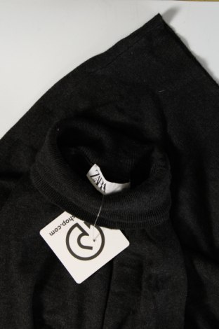Дамски пуловер Zara, Размер L, Цвят Сив, Цена 14,04 лв.
