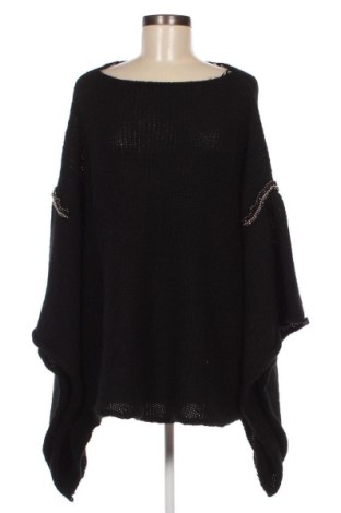 Дамски пуловер Zara Knitwear, Размер M, Цвят Черен, Цена 16,21 лв.