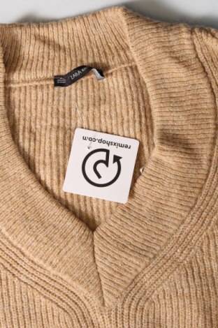 Damenpullover Zara Knitwear, Größe M, Farbe Beige, Preis 10,33 €