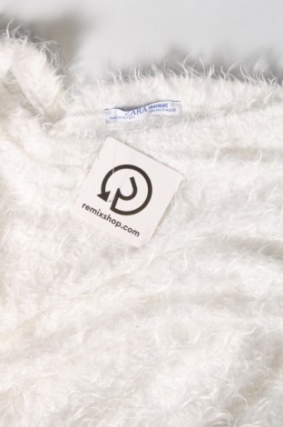 Damenpullover Zara Trafaluc, Größe S, Farbe Weiß, Preis 10,33 €