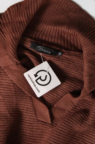 Дамски пуловер Zesica, Размер M, Цвят Кафяв, Цена 15,08 лв.