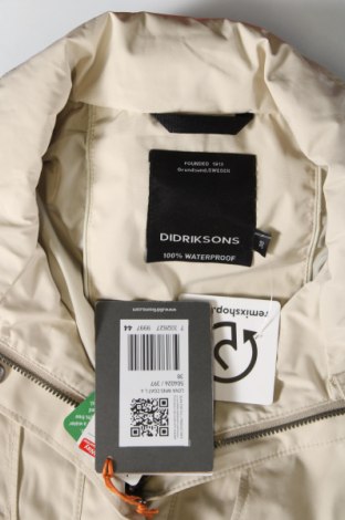Dámský přechodný kabát  Didriksons, Velikost M, Barva Béžová, Cena  3 287,00 Kč