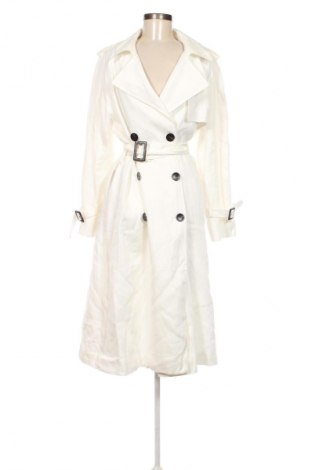 Дамски шлифер Massimo Dutti, Размер L, Цвят Бял, Цена 197,50 лв.