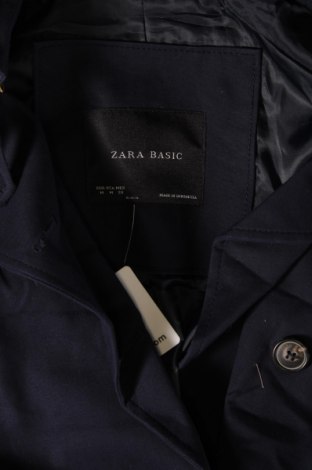 Trench de femei Zara, Mărime M, Culoare Albastru, Preț 78,95 Lei