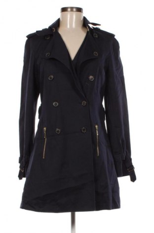 Damen Trenchcoat Zara, Größe M, Farbe Blau, Preis 18,37 €