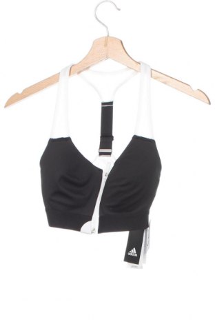 Damen Sporttop Adidas, Größe XS, Farbe Schwarz, Preis 21,83 €
