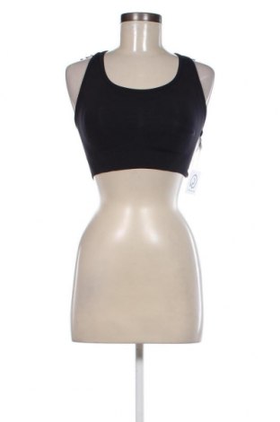 Damen Sporttop Adidas, Größe S, Farbe Schwarz, Preis € 23,81