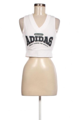 Damen Sporttop Adidas Originals, Größe S, Farbe Weiß, Preis 21,83 €