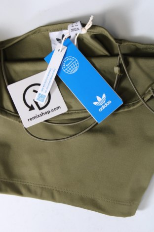 Damen Sporttop Adidas Originals, Größe M, Farbe Grün, Preis 21,83 €