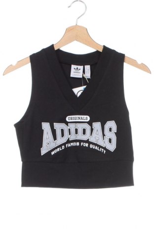 Damen Sporttop Adidas Originals, Größe S, Farbe Schwarz, Preis 17,86 €