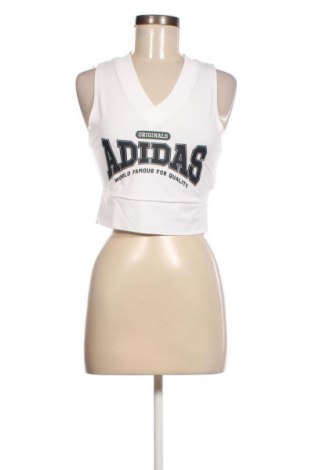 Damen Sporttop Adidas Originals, Größe M, Farbe Weiß, Preis € 13,89