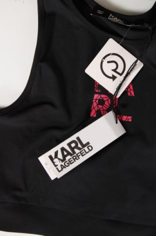 Női sport top Karl Lagerfeld, Méret L, Szín Fekete, Ár 29 598 Ft