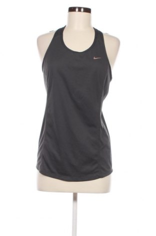 Γυναίκειο αθλητικό τοπ Nike, Μέγεθος L, Χρώμα Γκρί, Τιμή 10,43 €