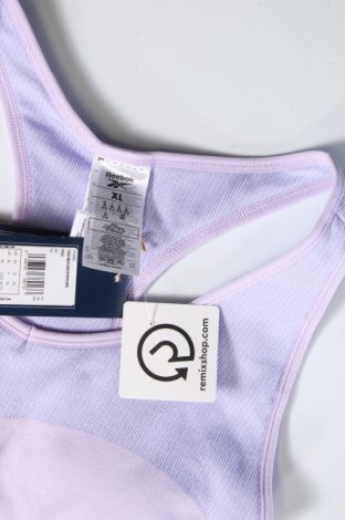 Damen Sporttop Reebok, Größe XL, Farbe Lila, Preis 19,85 €