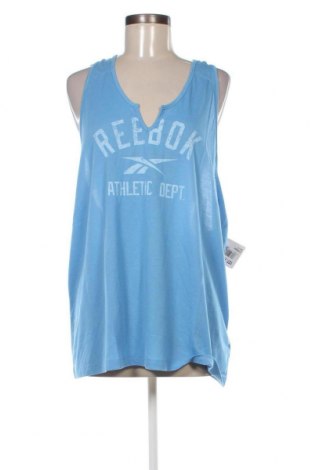 Γυναίκειο αθλητικό τοπ Reebok, Μέγεθος 3XL, Χρώμα Μπλέ, Τιμή 23,81 €