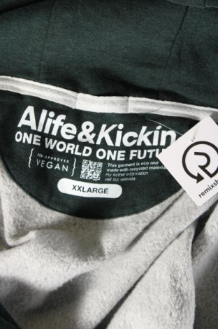 Γυναικείο φούτερ Alife And Kickin, Μέγεθος XXL, Χρώμα Πράσινο, Τιμή 14,28 €