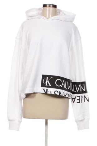 Damen Sweatshirt Calvin Klein Jeans, Größe L, Farbe Weiß, Preis 80,41 €